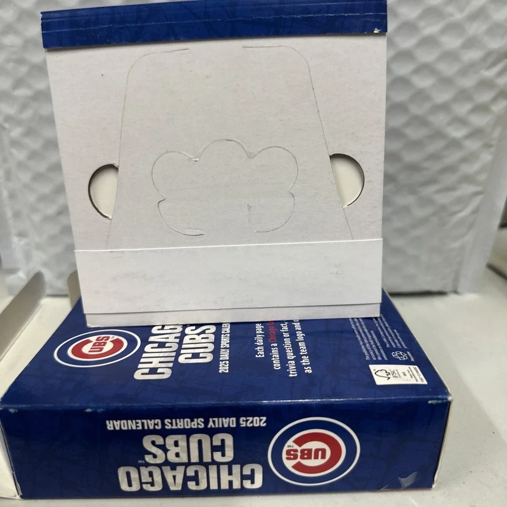 Chicago Cubs Daily Sports Calendar 2025 Trivia Game Brand New Sealed